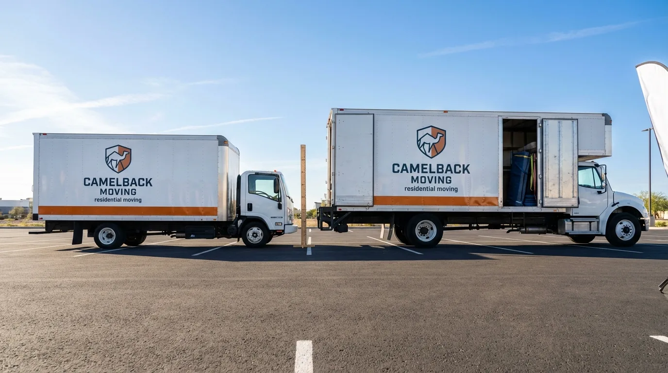 Moving truck size capacity guide in Belchertown
